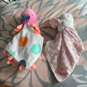 The lamb rattles! Pack of 2 lightly used softies.